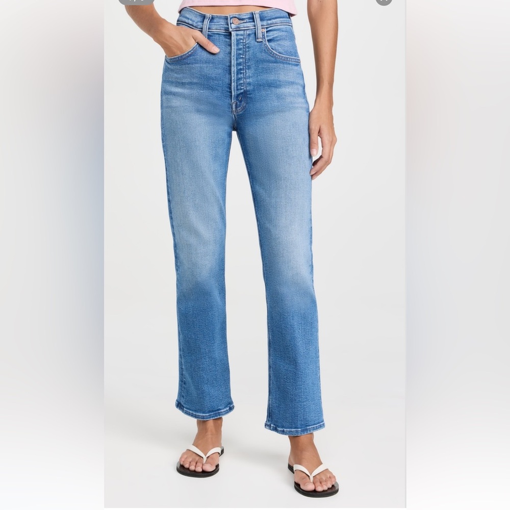 MOTHER Blue Flare Wide Leg Jeans Timeless Style